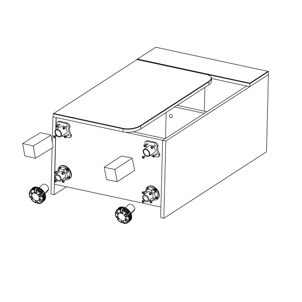 Тумба с раковиной 1marka tiny s 60