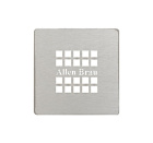 Накладка на сифон для поддона ALLEN BRAU Priority 8.310N1-BA серебро шлифованное