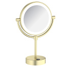 Зеркало косметическое TIMO Saona 13276/17 Gold matte с подсветкой