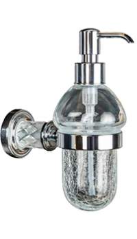 Дозатор жидкого мыла BOHEME Murano Crystal 10912-CRST-CH
