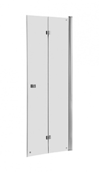 Дверь в нишу или комбинации ROCA Capital 90x195 складная, профиль хром