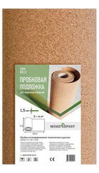 Подложка HOME EXPERT пробковая 