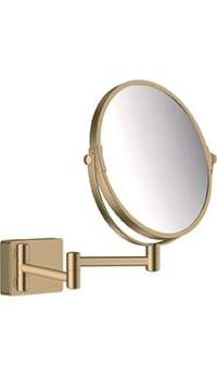 Зеркало косметическое HANSGROHE AddStoris 41791140 шлифованная бронза